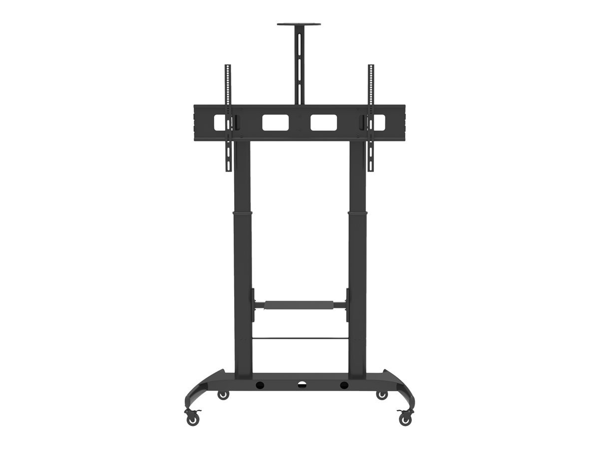 TECHLY Floor Stand Height Adjustable 2 Shelves LCD / LED 52-110inch