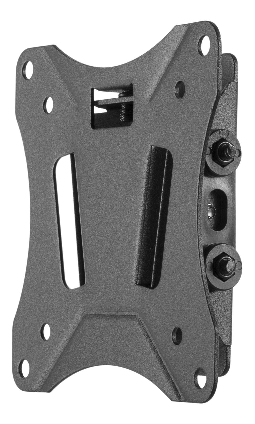 Kompaktiškas plonas pakabinamas sieninis laikiklis DELTACO OFFICE ARM-0102 13"-27",juodas