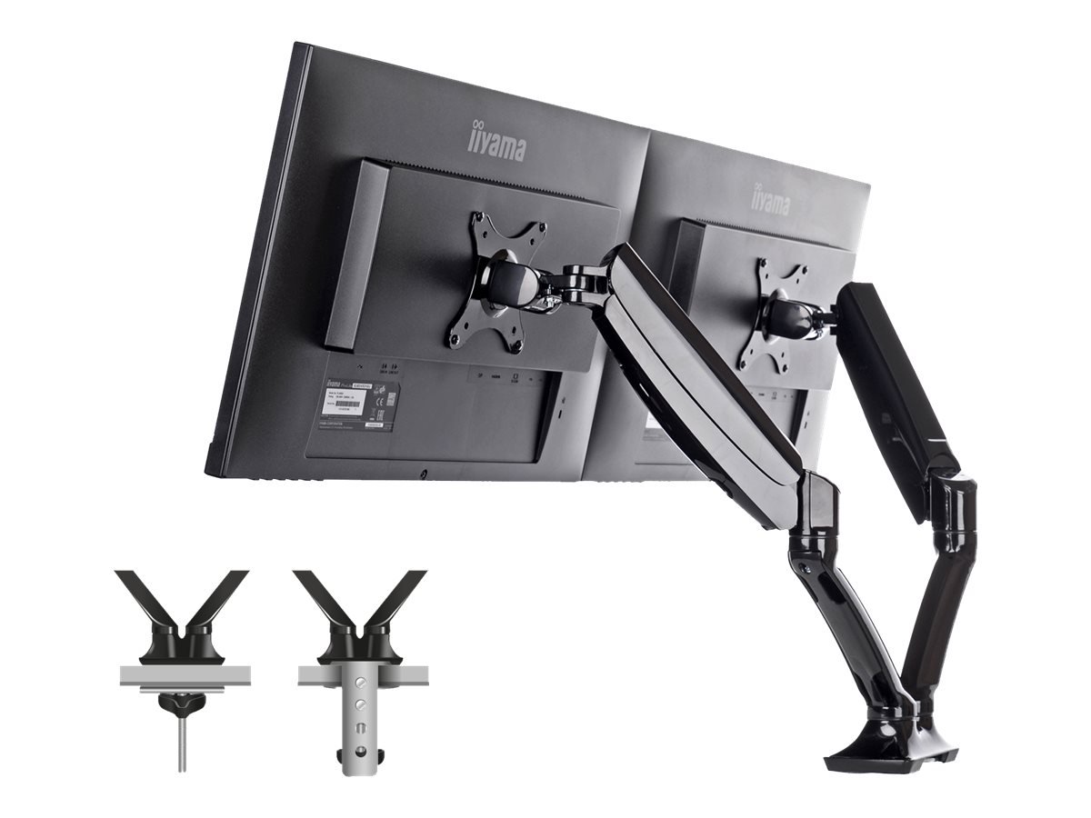 iiyama DS3002C-B1 MOQ 3 / dual, clamp, grommet, gas spring