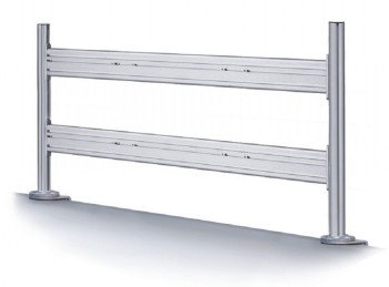 NEWSTAR FLAT SCREEN DESK TOOLBAR FOR 6 SCREENS (70 X 130 CM) 10-24" SILVER