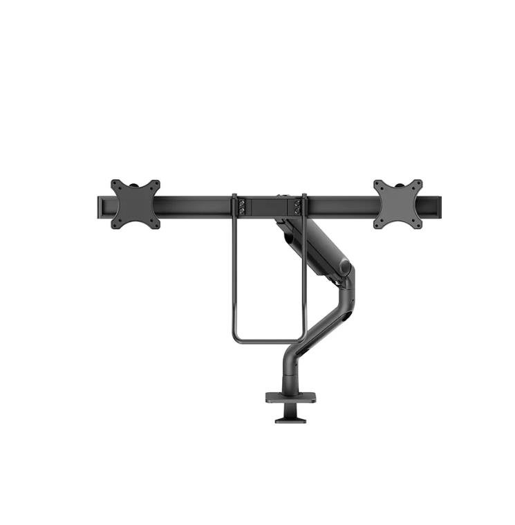 NEOMOUNTS SELECT DESK MOUNT, DOUBLE DISPLAY CROSSBAR (TOPFIX CLAMP &GROMMET)