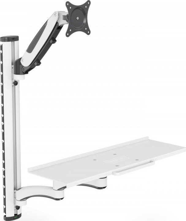Digitus On-wall arm single 1xLCD + keyboard, max. 32' and 8kg tilt 360° (PIVOT)