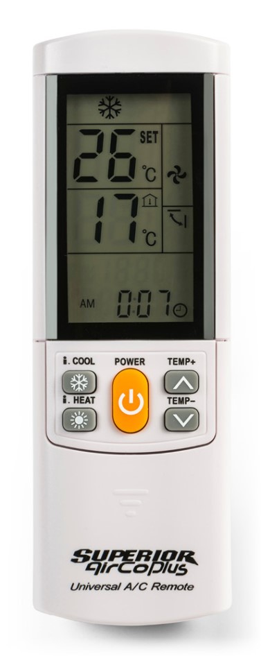 Universalus nuotolinis pultas su LCD ekranu oro kondicionieriams AirCo Plus