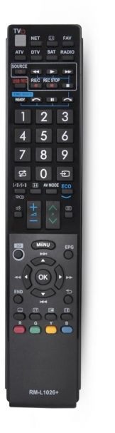DV pultas SHARP universalus RM-L1026+ LCD/LED+3D
