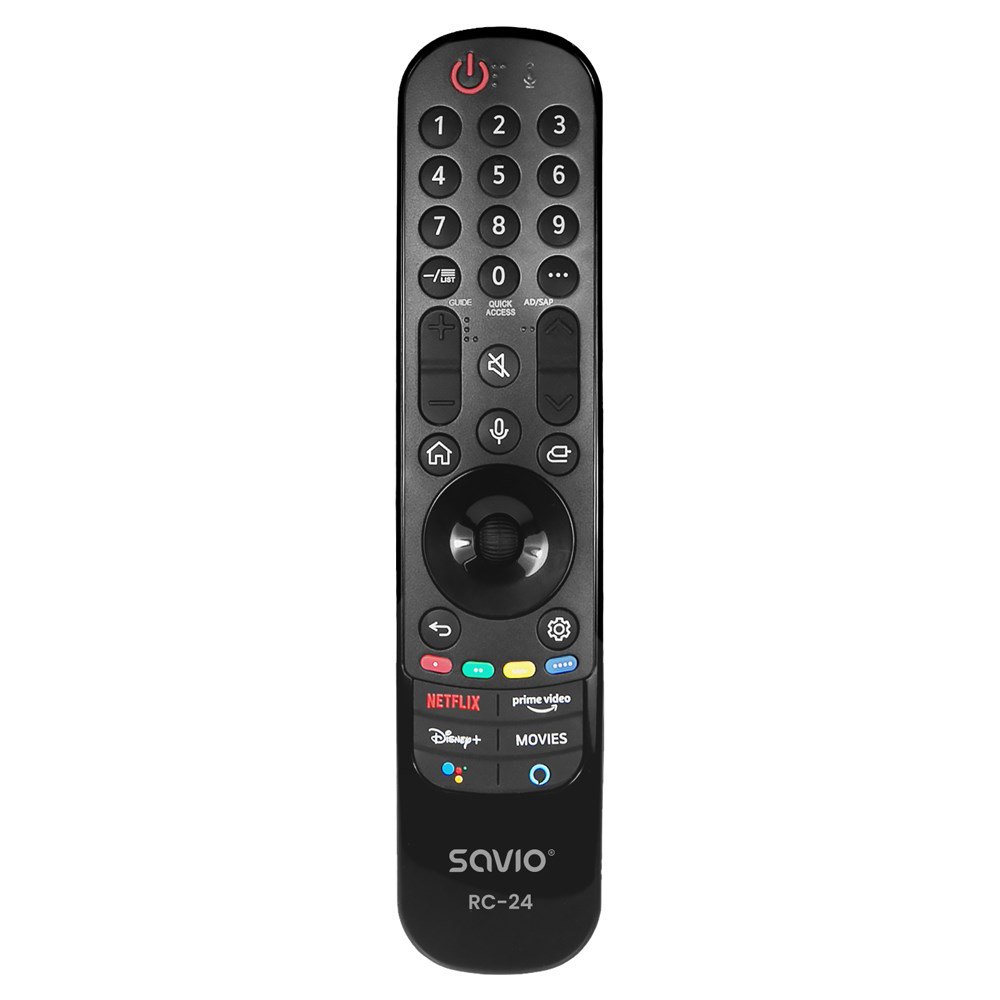 SAVIO RC-24 Universalus/pakaitinis nuotolinio valdymo pultas LG televizoriams – SMART TV