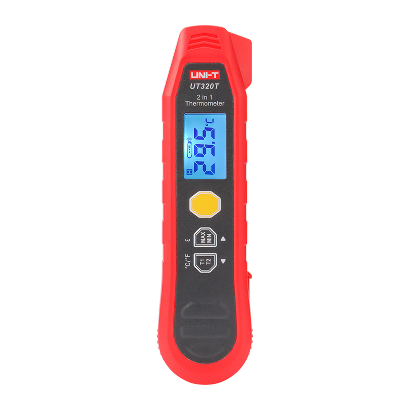 Daugiafukcis termometras IR 40-300°C; -40-300°C ; IP54, Max/Min/Skirtumas/matavimo rakinimasl UNI-T