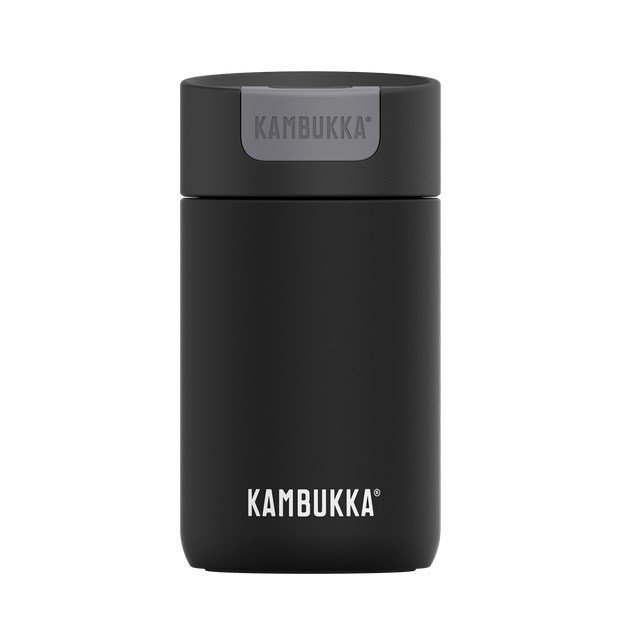 Kambukka Olympus 300ml Jet Black termo puodelis