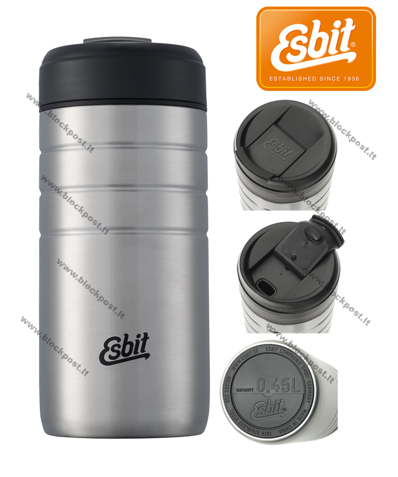 Esbit MAJORIS termopuodelis su FLIP TOP uždarimu 450ml .