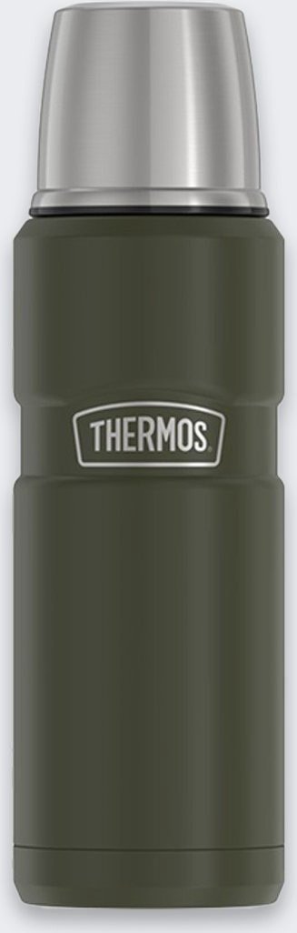 470 ml THERMOS gėrimų termosai – kariškos žalios spalvos