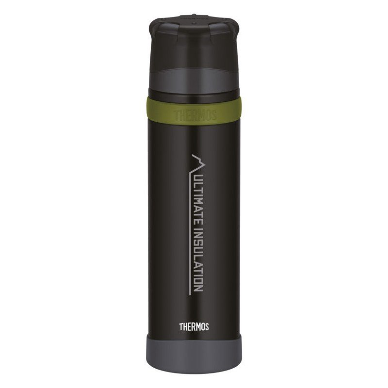 Outdoor termos for extreme conditions with a 0.9 l cup, black matt 150063