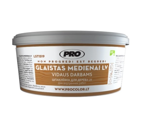 Paruoštas naudojimui PROCOLOR glaistas medienai LV, eglė 0,5 kg