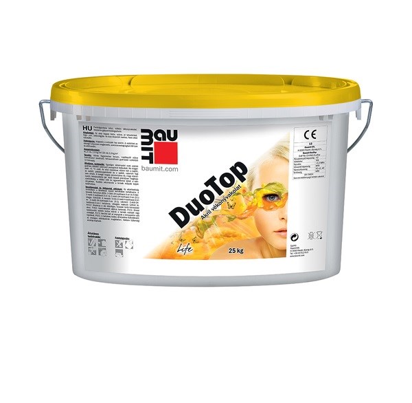 Akrilinis dekoratyvinis, struktūrinis tinkas BAUMIT DuoTop R20 25kg