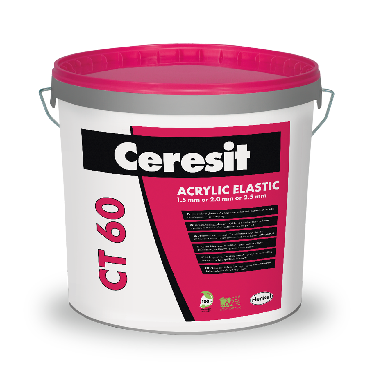 Tinkas Ceresit CT60 frakcija 0.5mm, akrilinis, 25kg