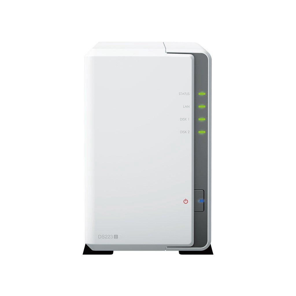 Tinklo duomenų saugykla (NAS) Synology  Tower NAS  DS223j  up to 2 HDD/SSD  Realtek  RTD1619B