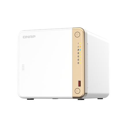 Tinklo duomenų saugykla (NAS) QNAP  4-Bay desktop NAS  TS-462-4G  Intel Celeron  N4505 2-core