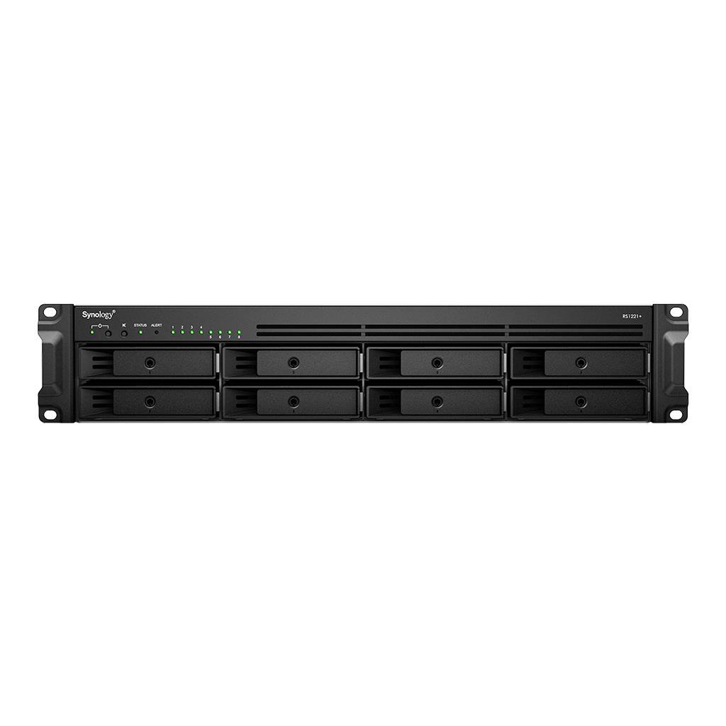 Tinklo duomenų saugykla (NAS) Synology Rack NAS RS1221+ Up to 8 HDD/SSD Hot-Swap, Ryzen V1500B Quad