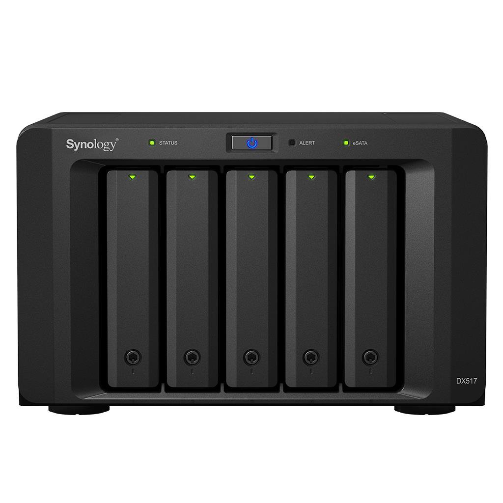 Tinklo duomenų saugykla (NAS) Synology Tower NAS Expansion Unit DX517 up to 5 HDD/SSD Hot-Swap (driv