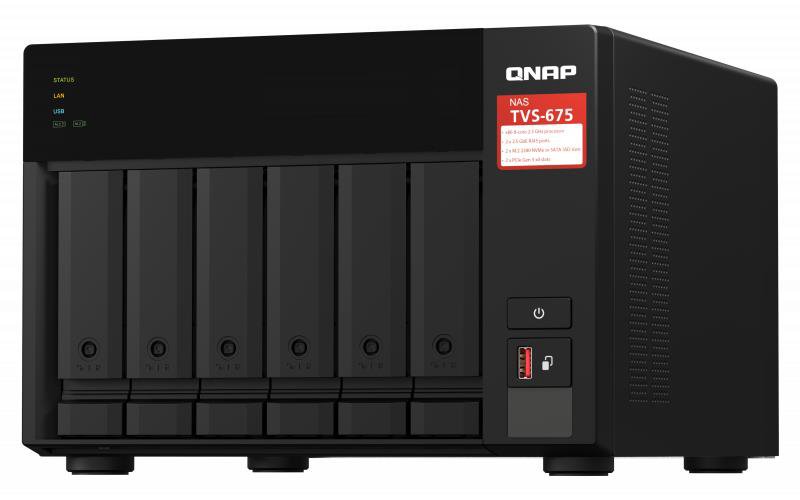 NAS STORAGE TOWER 6BAY/NO HDD TVS-675-8G QNAP