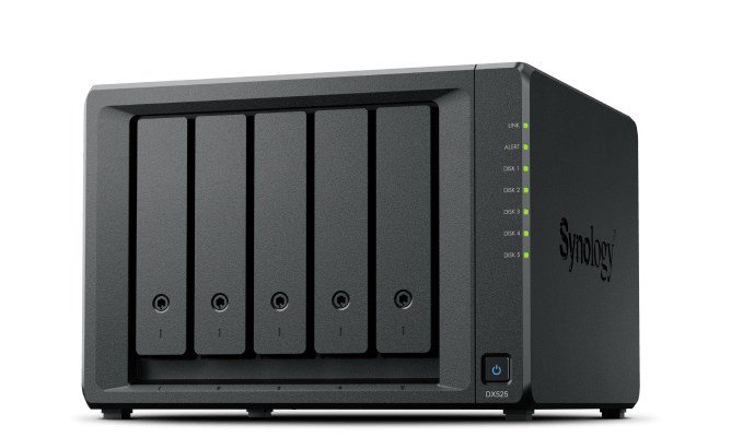 Synology DX525 diskų masyvas Desktopas Juoda