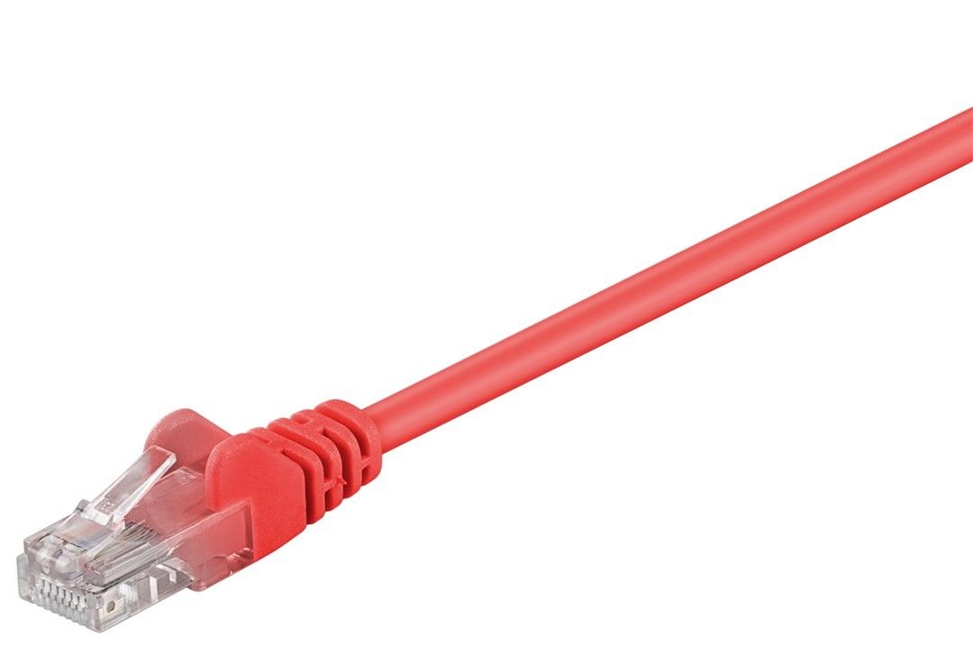 Goobay | CAT 5e patch cable, U/UTP | 68369 | Red