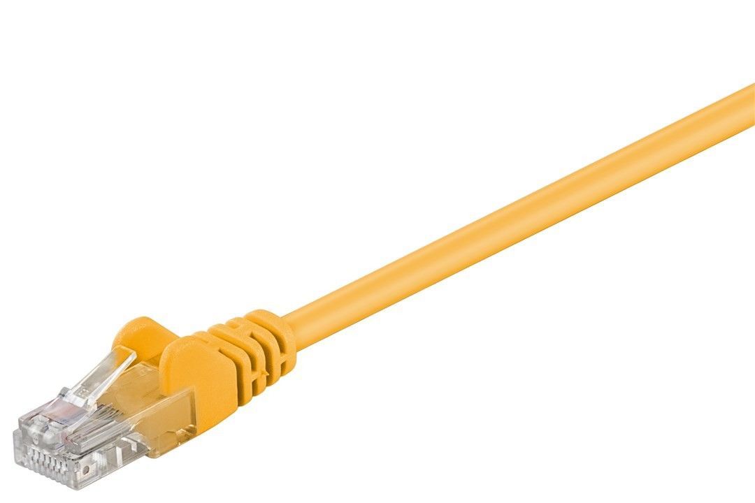 Goobay | CAT 5e patch cable, U/UTP | 95556 | Yellow