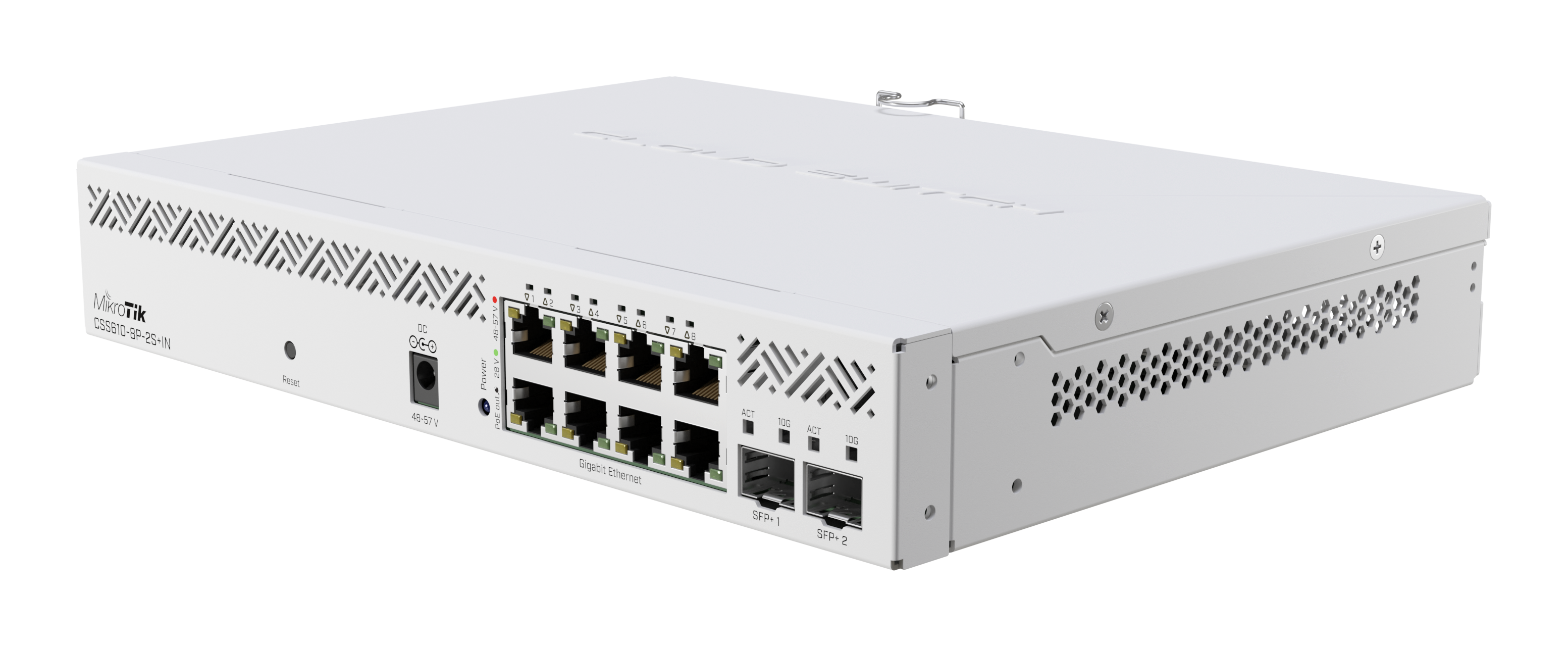 Cloud Router Switch | CSS610-8P-2S+IN | No Wi-Fi | 10/100/1000 Mbit/s | Ethernet LAN (RJ-45) ports 8 | Mesh Support No | MU-MiMO No | No mobile broadband