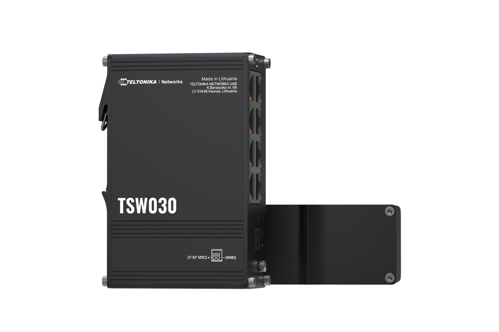 Teltonika Switch | TSW030 | Unmanaged | DIN rail mountable | 10/100 Mbps (RJ-45) ports quantity 8 | Power supply type 2-pin industrial DC power socket