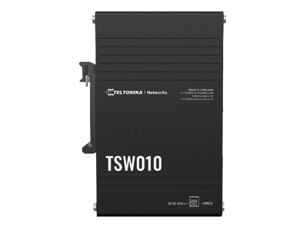 Teltonika Ethernet Switch | TSW010 | Unmanaged | Wall-mountable | 10/100 Mbps (RJ-45) ports quantity 5