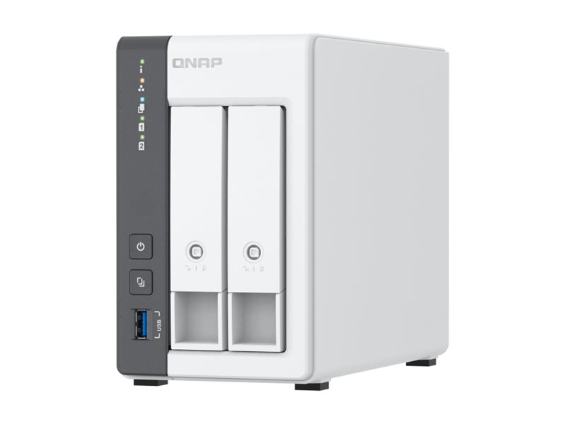 QNAP 2-bay 2.5 GbE NAS with Integrated NPU | TS-216G | ARM 4-core | Cortex-A55 | Processor frequency 2.0 GHz | 4 GB