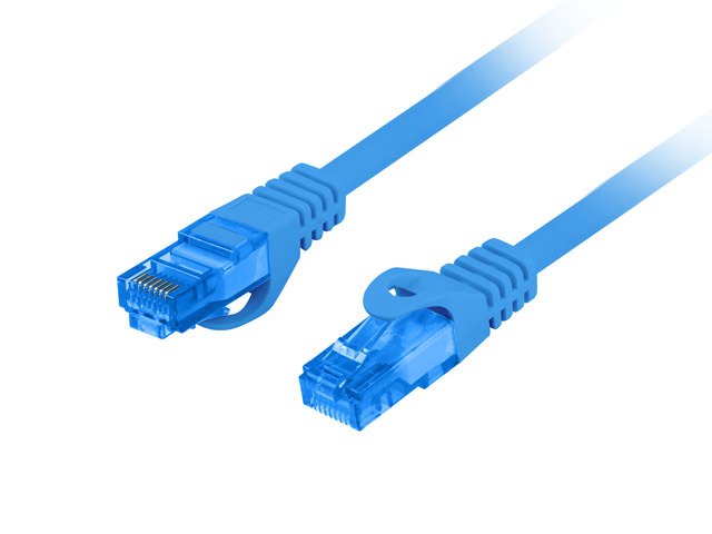 LANBERG PATCHCORD S/FTP CAT.6A 1.5M BLUE LSZH