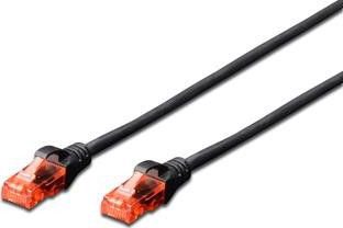 Digitus DIGITUS DK-1512-015/BL DIGITUS Patch cord cable UTP, CAT.5E, black, 1.5m 15 LGW