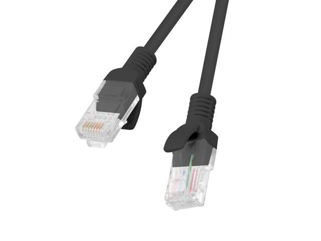 Tinklo kabelis LANBERG PCU5-10CC-1000-BK Lanberg Patchcord RJ45 cat. 5e UTP 10m black