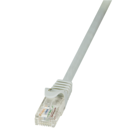 Logilink Patch Cable CP1022U Cat 5E, U/UTP, Grey, 0.5 m