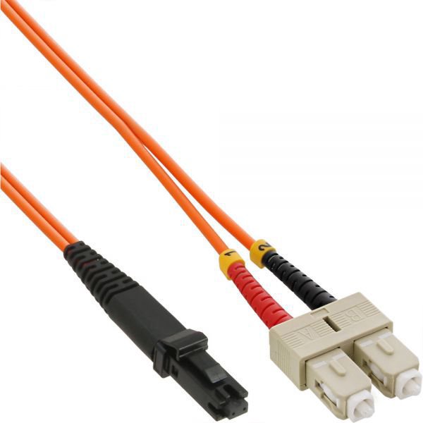 InLine MTRJ/SC fiber-optic patchcord, 50/125μm, OM2, 2m (87252)