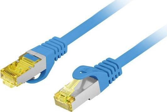 Lanberg PATCHCORD KAT.6A S/FTP LSSH CU 2M Blue FLUKE PASSED LANBERG