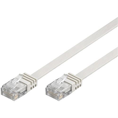 Kabelis DELTACO UTP 2.0m, CAT6 baltas / TP-62V-FL