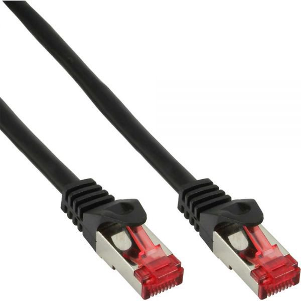 InLine Patchcord S/FTP, PiMF, Cat.6, 250MHz, PVC, black 3m (7603S)