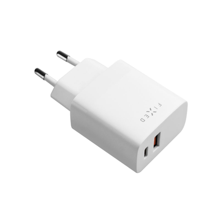 Fixed USB-C/USB Travel Charger 20W  FIXC20N-CU-WH