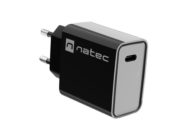 NATEC USB CHARGER RIBERA USB-C 20W PD BLACK