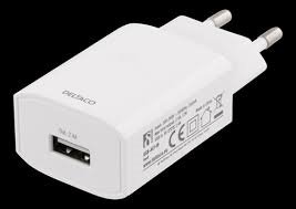 Įkroviklis DELTACO 240V tinklo, 5 V USB, 2,4 A, 12 W, 1x USB / USB-AC149