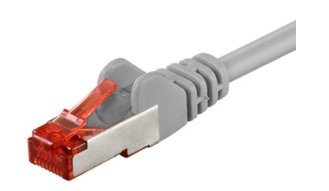 Kabelis Goobay 93371 CAT 6 patch cable S/FTP (PiMF), grey, 0,25 m