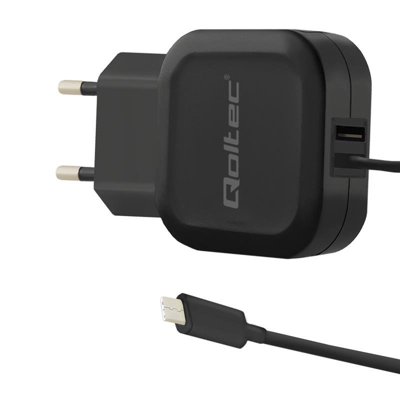 Adapteris Qoltec  17W 5V 3.4A USB+ USB typ C