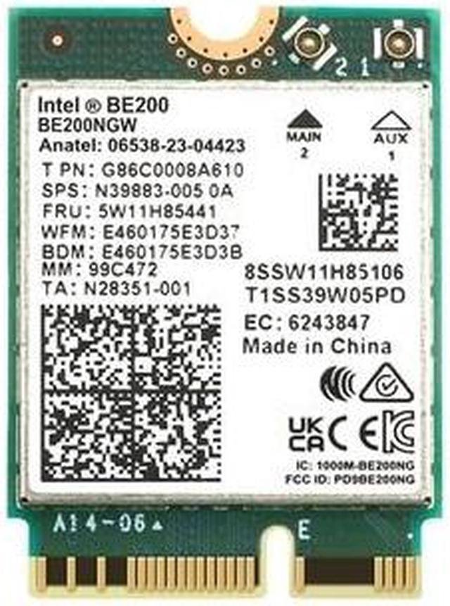 INTEL WI-FI 7 BE200 2230 2x2 BE+BT NO vP