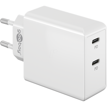 Goobay  61758  Dual USB-C PD Fast Charger (36 W)