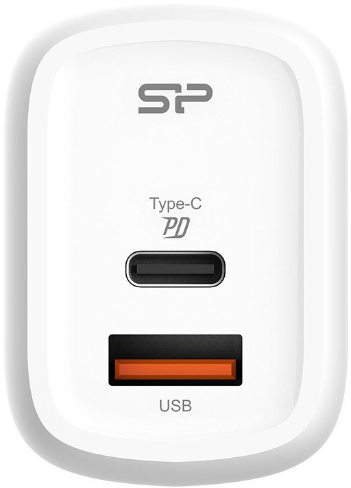 Silicon Power charger USB-C/USB QM25 30W, white