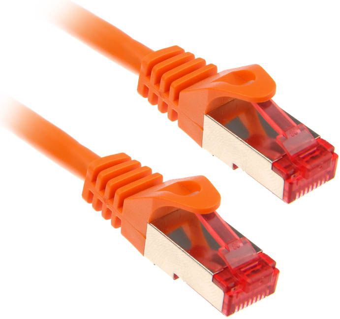 InLine 2m Cat.6 network cable 1000 Mbit RJ45 - orange ( 76402O)