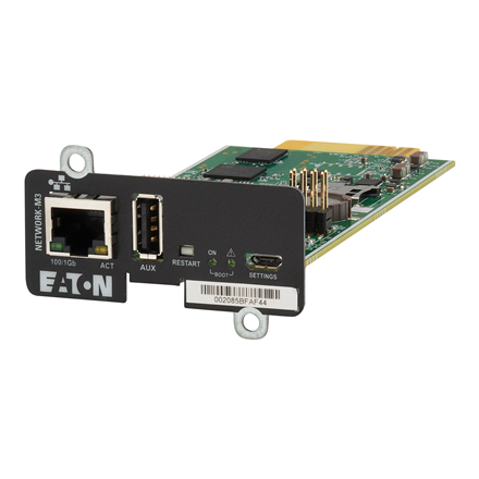 Eaton  Cybersecure Gigabit NETWORK-M3 Card for UPS and PDU  Network-M3