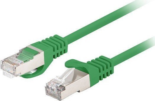 Lanberg PATCHCORD CAT.6 FTP 0.5M GREEN FLUKE PASSED LANBERG 10-PACK