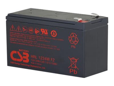 CSB Battery Battery 12V 9Ah 34W Pb F2 | HRL1234W