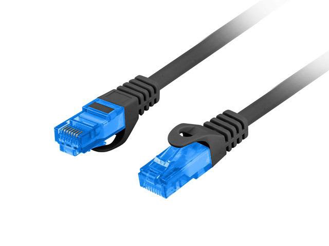 Tinklo kabelis LANBERG PATCHCORD S/FTP CAT.6A 20M BLACK LSZH